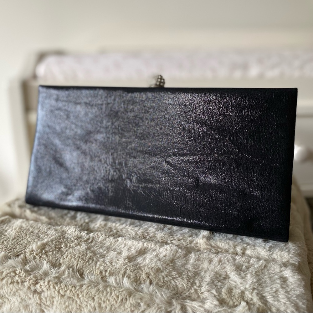 Bebe Rhinestone Clutch NWT - Picture 8 of 11